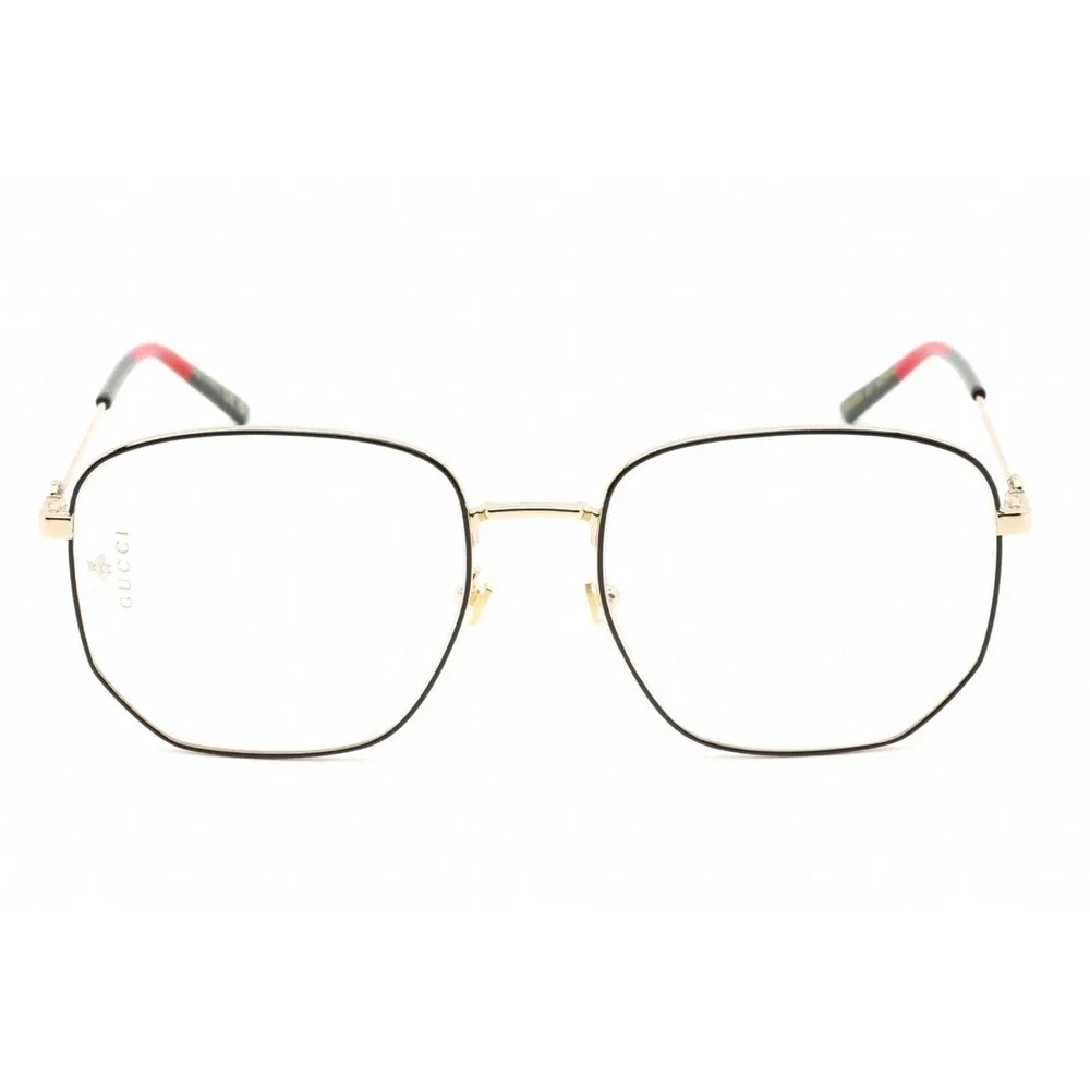 Gucci GG0396O Eyeglasses Gold Advertising Metal Round